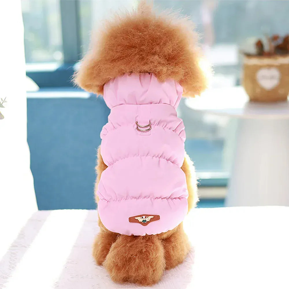 Dog Winter Coat Vest - Padded Jacket for Small Dogs & Cats