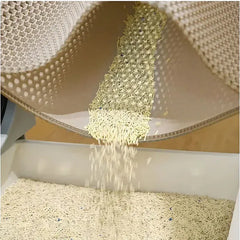 Double Layer Cat Litter Mat - Waterproof Litter Trapping Pad with Honeycomb Design, Non-Slip Floor Protection for Cats & Small Dogs