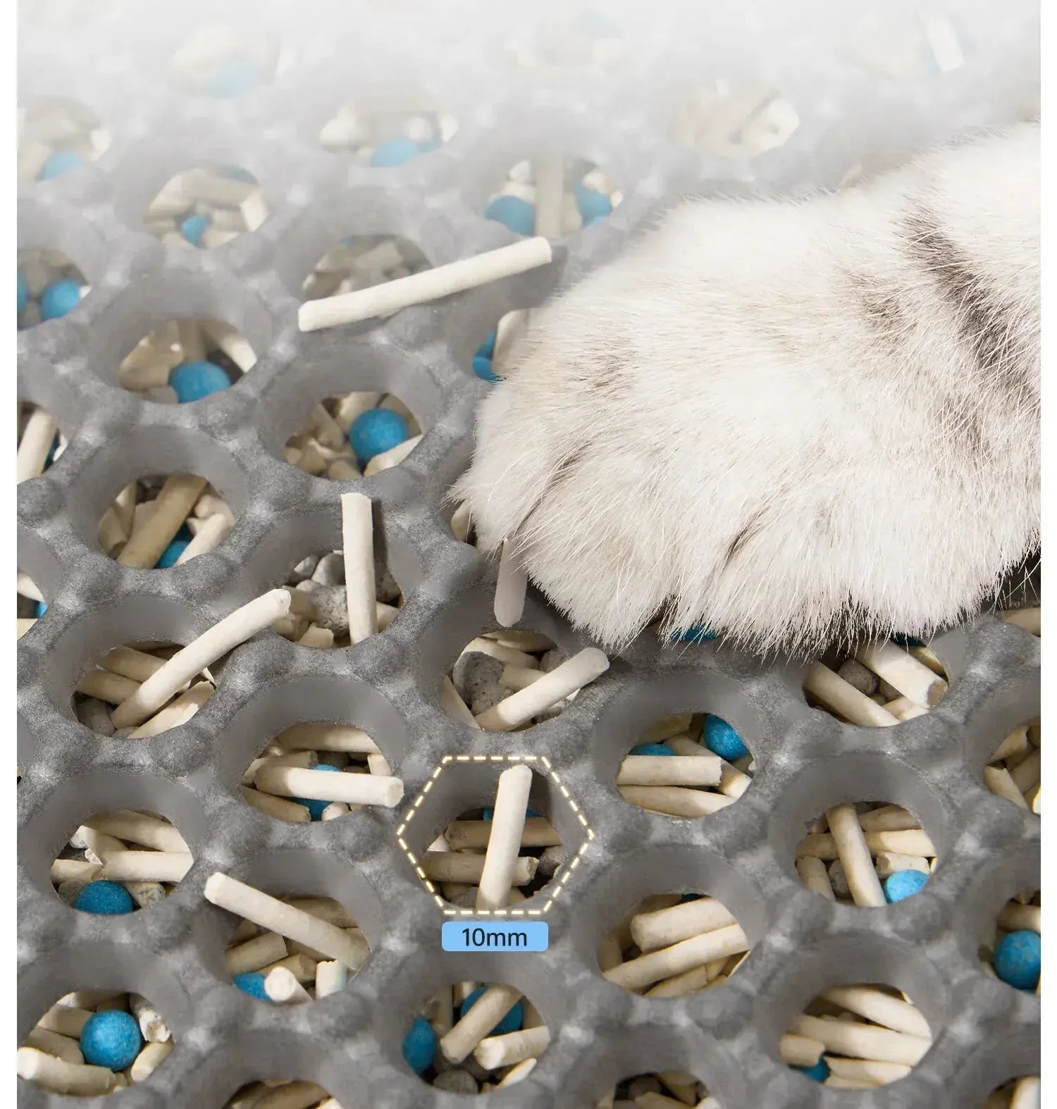 Double Layer Cat Litter Mat - Waterproof Washable Litter Trapper with Non-Slip Base