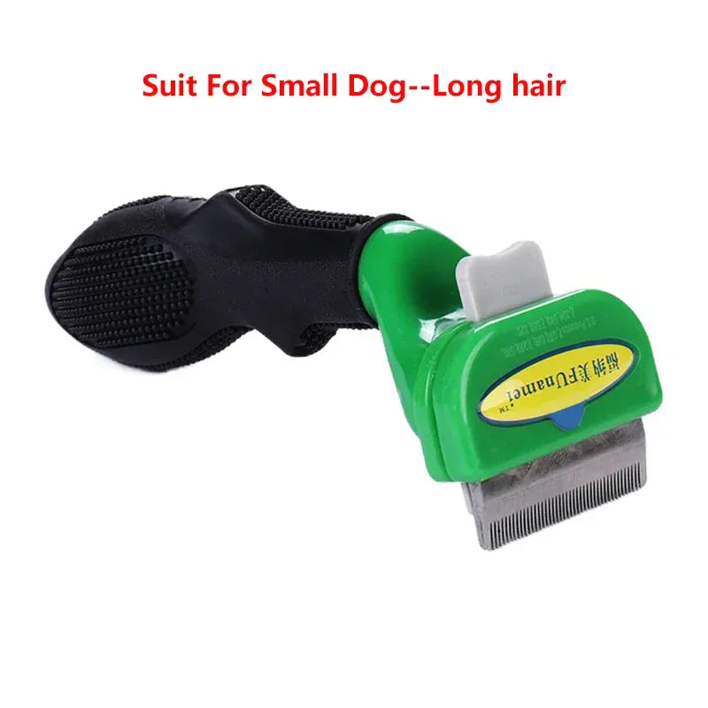 Dual-Sided Pet Grooming Brush - Hair Removal Comb for Cats & Dogs