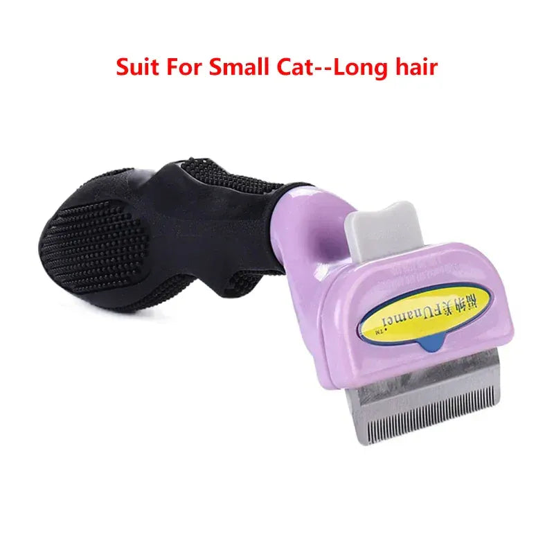 Dual-Sided Pet Grooming Brush - Hair Removal Comb for Cats & Dogs