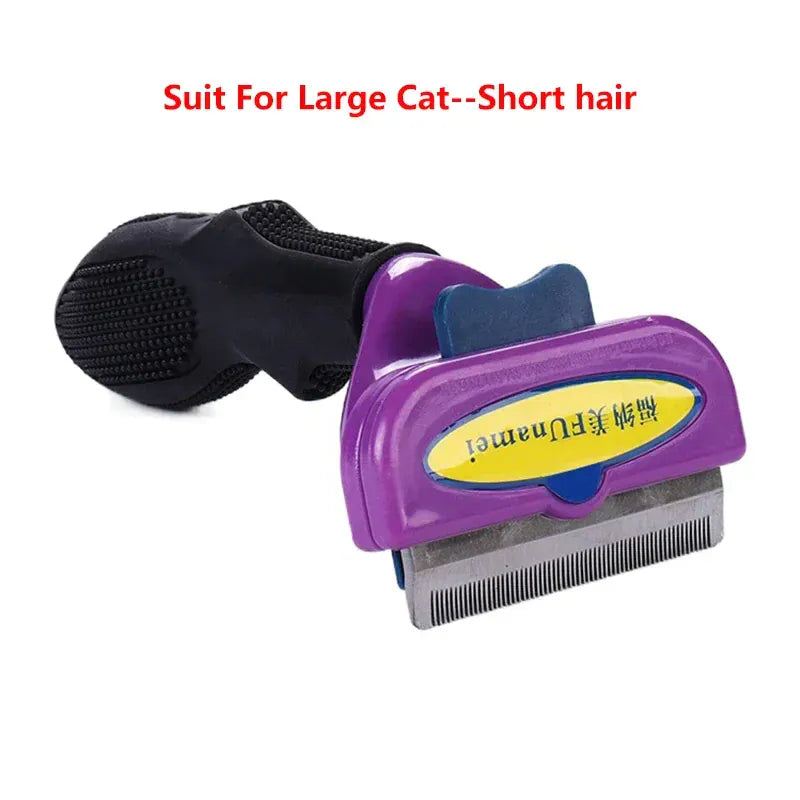 Dual-Sided Pet Grooming Brush - Hair Removal Comb for Cats & Dogs