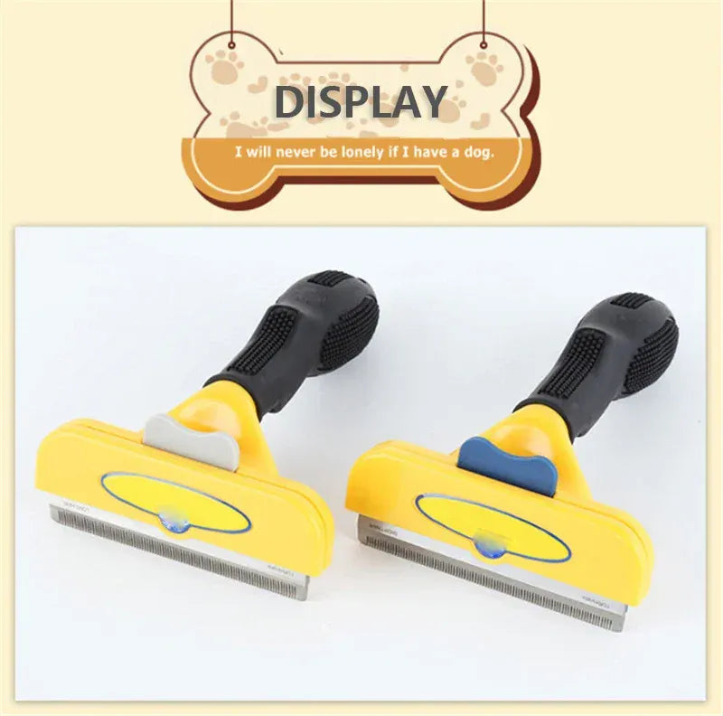 Dual-Sided Pet Grooming Brush - Hair Removal Comb for Cats & Dogs