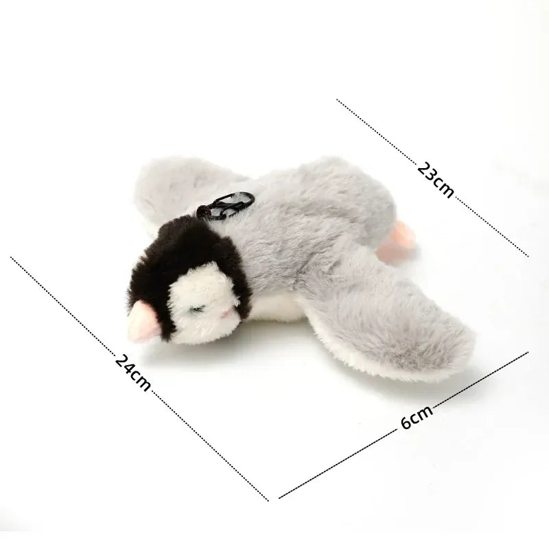 Electronic Flapping Bird Cat Toy - USB Rechargeable Touch Activated with Catnip