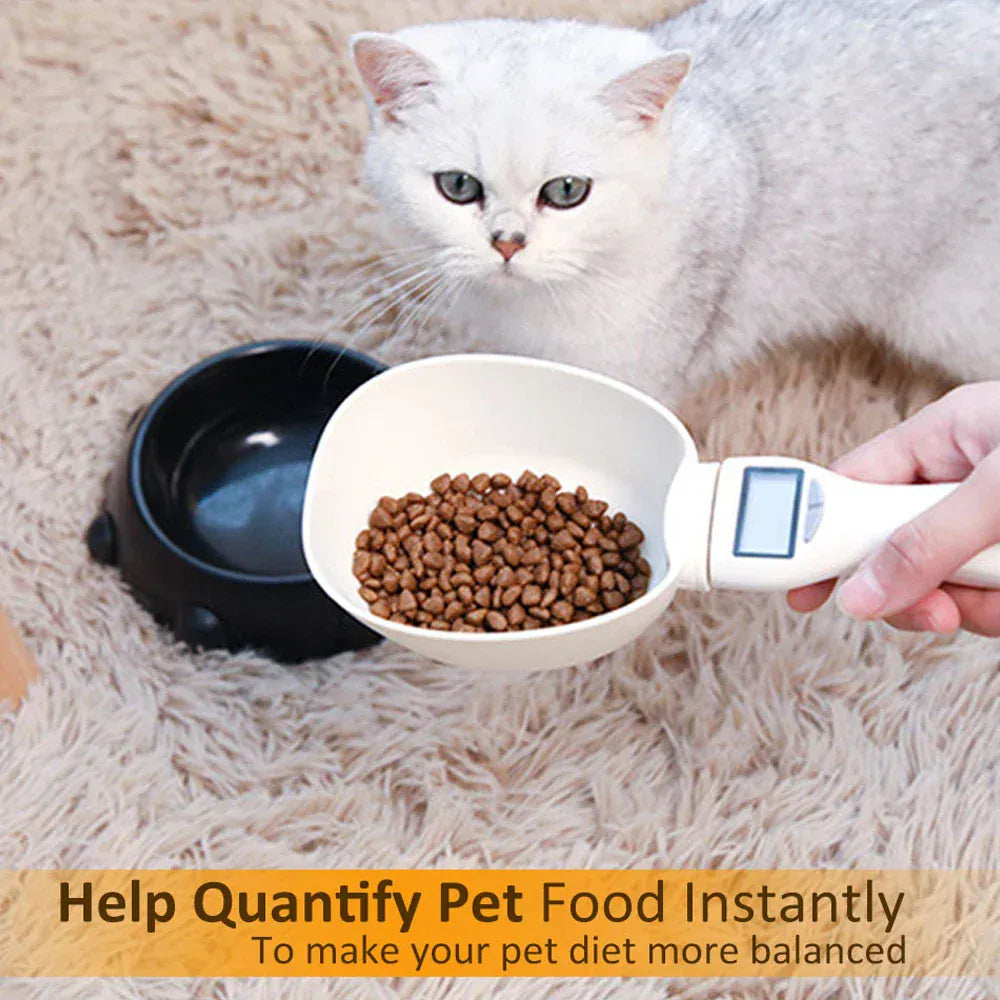 Electronic Pet Food Scale Spoon - Digital Measuring Cup with LED Display