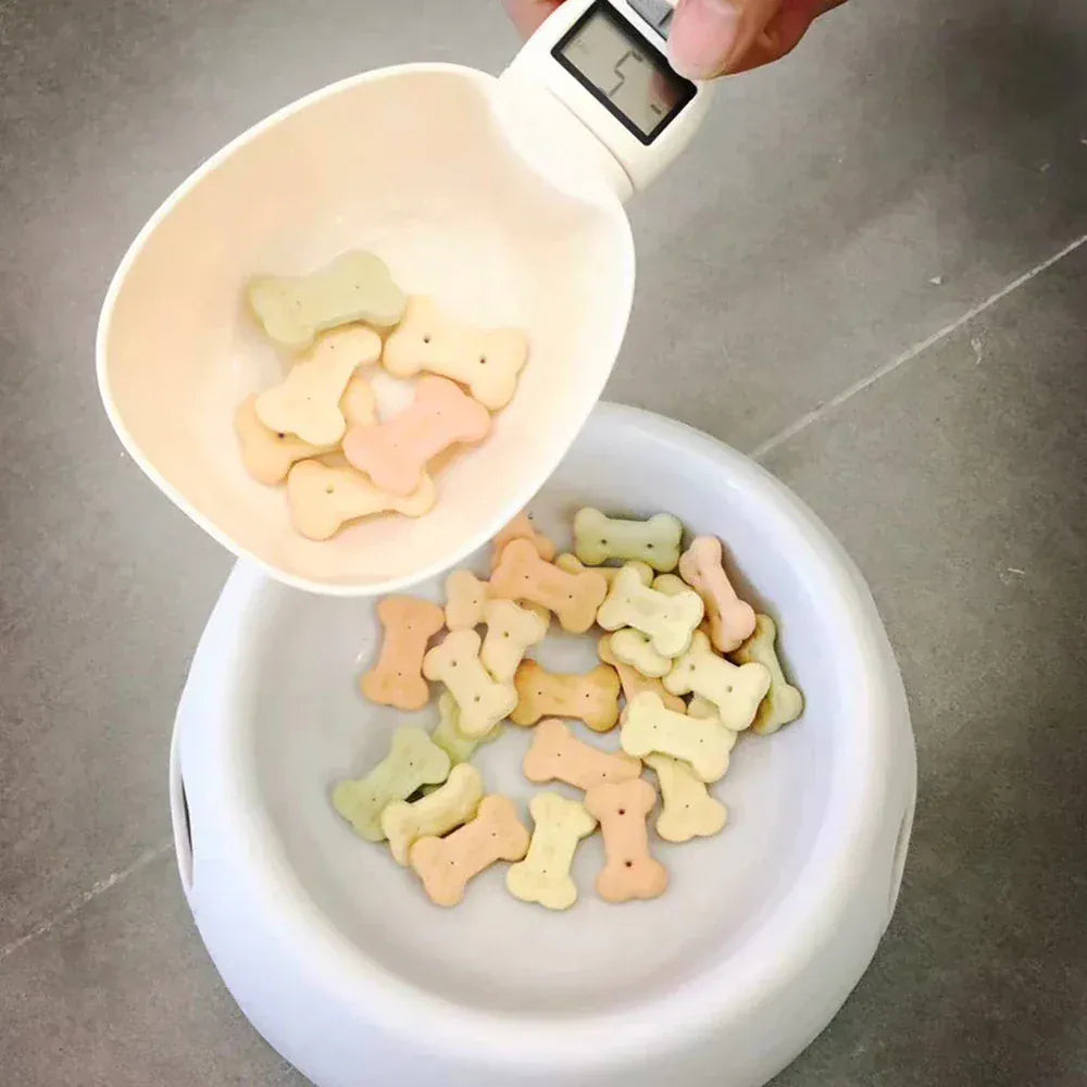 Electronic Pet Food Scale Spoon - Digital Measuring Cup with LED Display