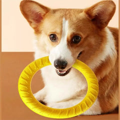 EVA Dog Ring Toy - Floating Chew Resistant Flyer & Puller