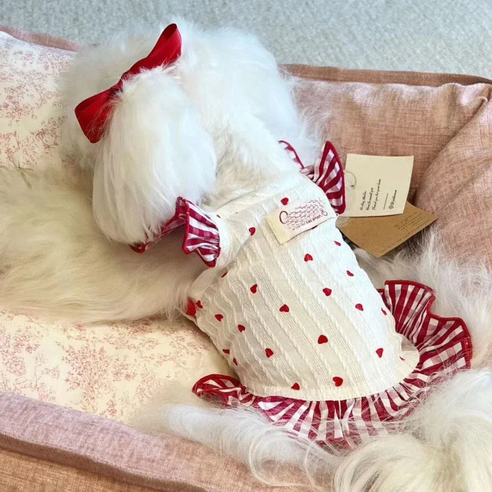 Floral Summer Dress for Small Dogs & Cats – Cute Party Outfit for Spring Summer Holidays