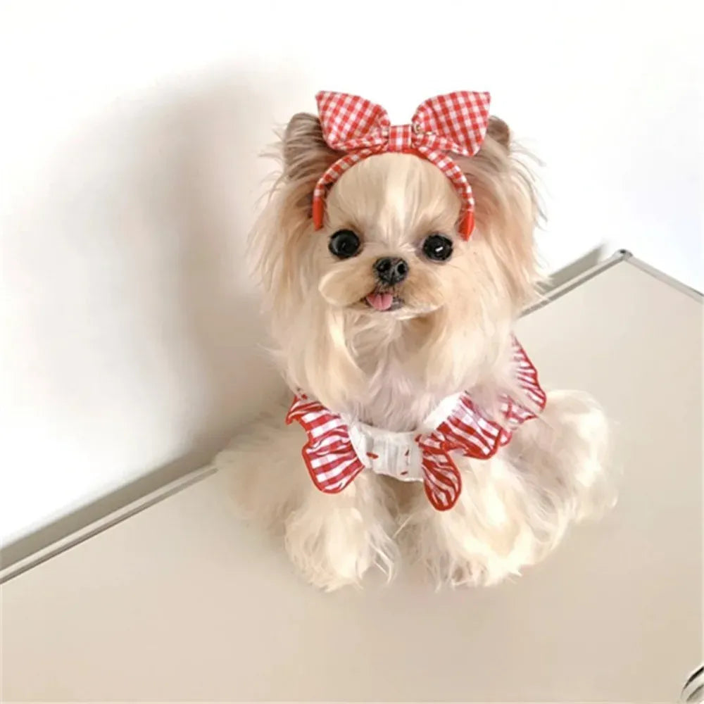 Floral Summer Dress for Small Dogs & Cats – Cute Party Outfit for Spring Summer Holidays