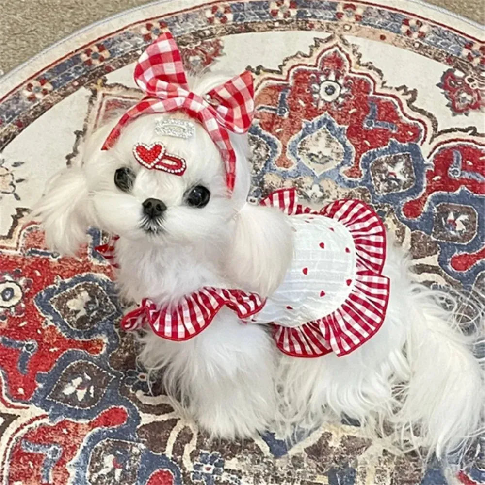 Floral Summer Dress for Small Dogs & Cats – Cute Party Outfit for Spring Summer Holidays