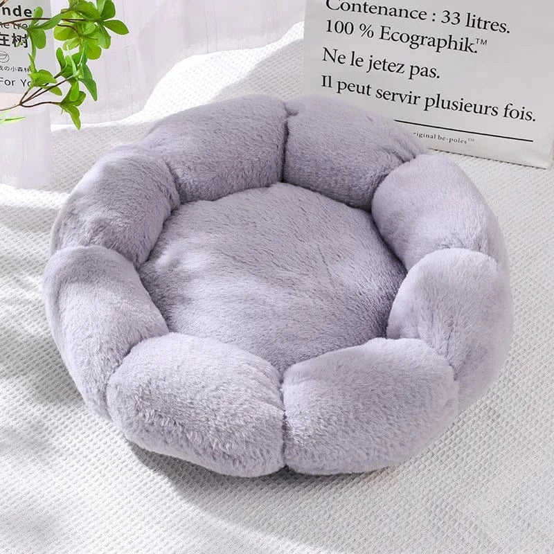 Flower Soft Pet Bed - Winter Warm Cat Dog Cushion Breathable Thicken Mat