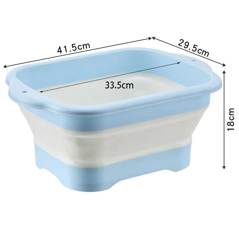 Foldable Pet Bathtub for Cats & Small Dogs - Portable Anti-Escape Washing Basin with Anti-Slip Bottom, Collapsible Dog Bath Tub