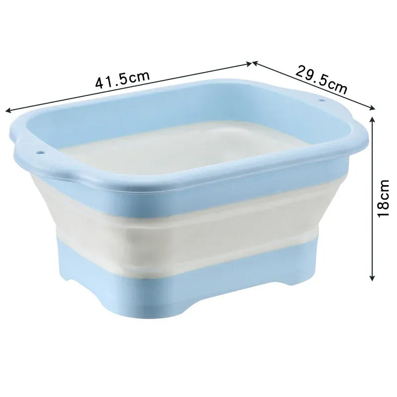 Foldable Pet Bathtub for Cats & Small Dogs - Portable Anti-Escape Washing Basin with Anti-Slip Bottom, Collapsible Dog Bath Tub
