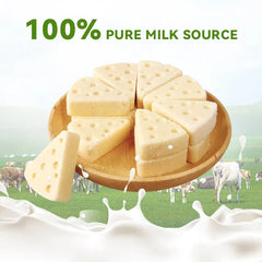 Freeze-Dried Cheese Pet Snacks | High-Calcium Nutrient-Rich Treats for Cats & Dogs | Digestive Aid & Dairy Supplement