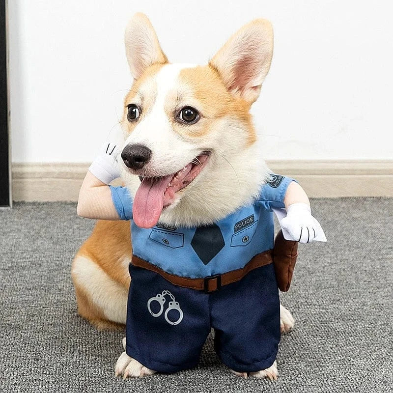 Funny Animal Costume for Dogs & Cats – Hooded Sweatshirt Outfit for Halloween & Cosplay