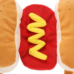 Funny Hot Dog Costume for Dogs & Cats | Halloween Sausage Pet Outfit | Cute Dachshund Halloween Dress-Up Pet Apparel