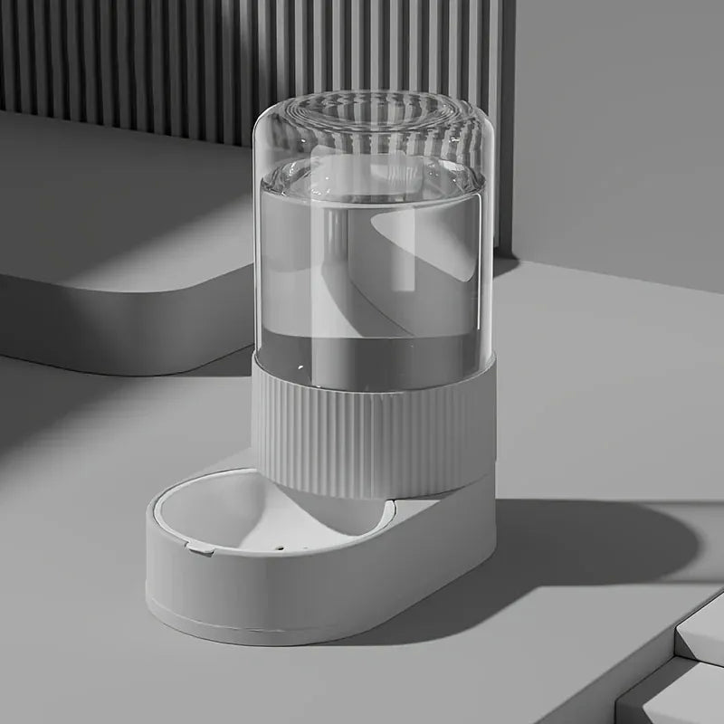 Gravity Automatic Cat Feeder & Water Dispenser - Large Capacity Food Storage Container