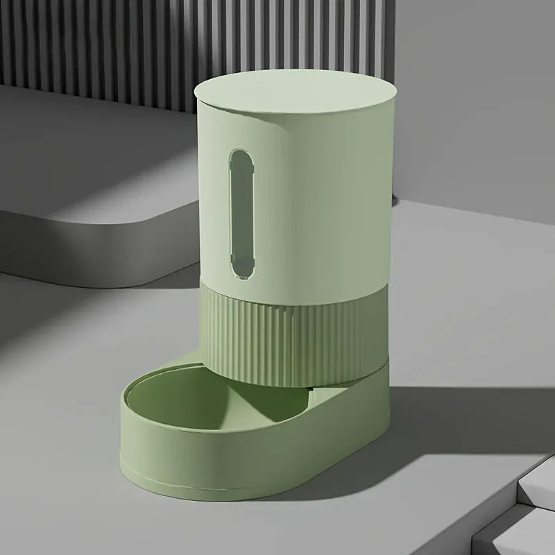 Gravity Automatic Cat Feeder & Water Dispenser - Large Capacity Food Storage Container