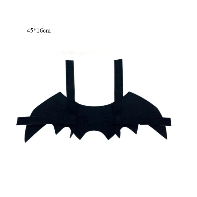 Halloween Bat Wings Pet Ornament Clothes Creative Cats and Dogs Small Dog Clothes Felt Halloween Double Wings