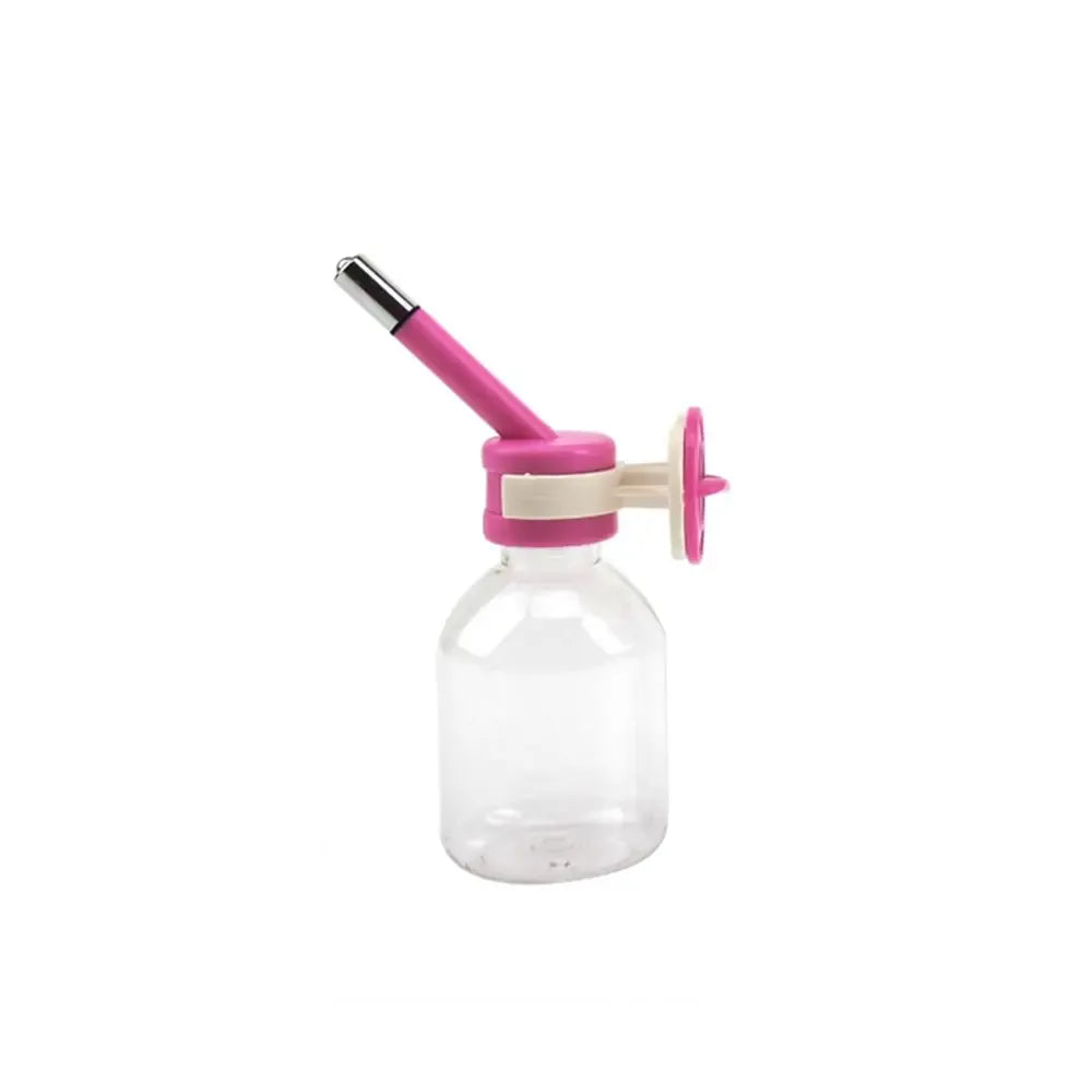 Hanging No-Drip Dog Water Dispenser - Automatic Cage-Mounted Bottle with Spigot