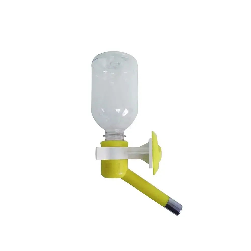 Hanging No-Drip Dog Water Dispenser - Automatic Cage-Mounted Bottle with Spigot