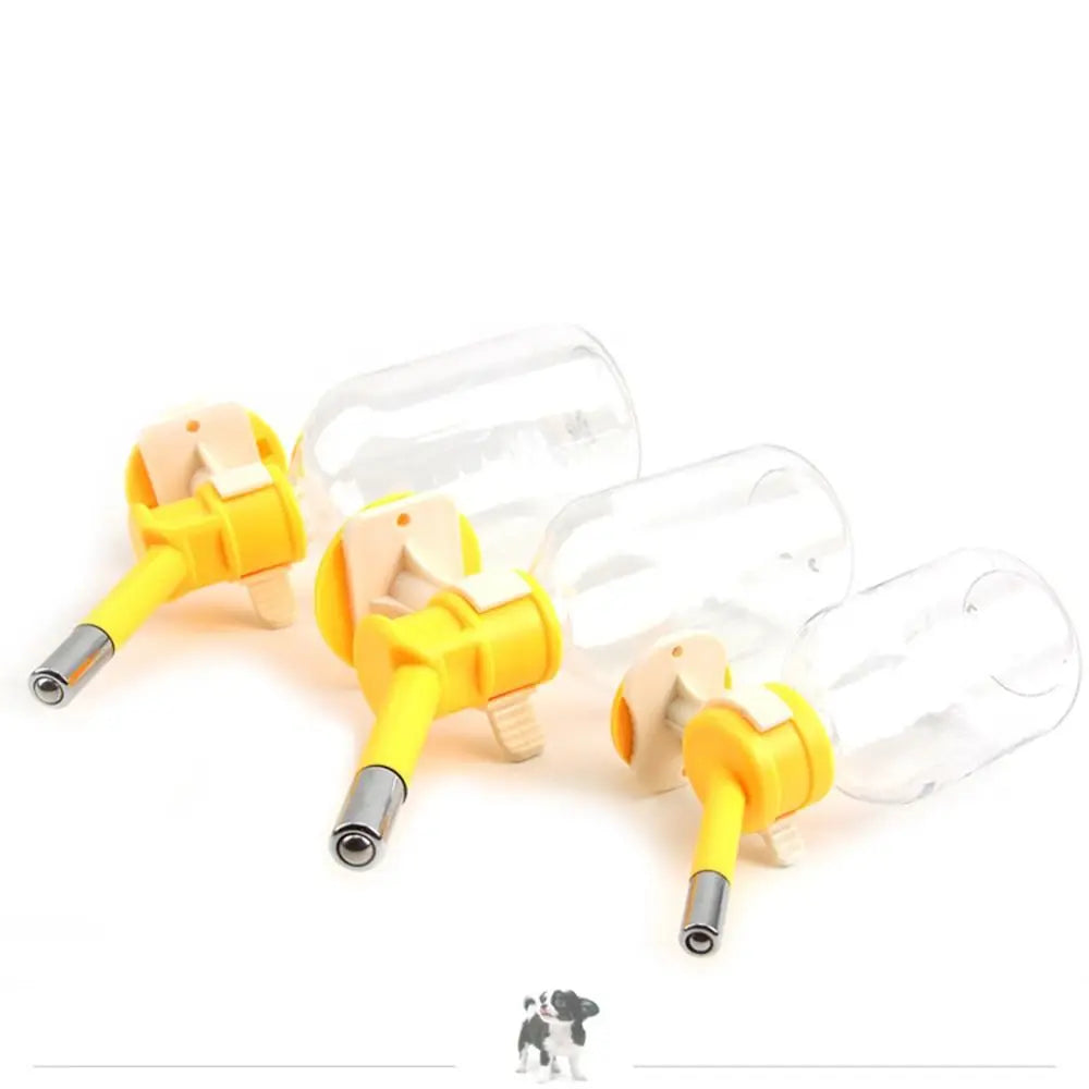 Hanging No-Drip Dog Water Dispenser - Automatic Cage-Mounted Bottle with Spigot