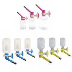 Hanging No-Drip Dog Water Dispenser - Automatic Cage-Mounted Bottle with Spigot