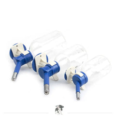 Hanging No-Drip Dog Water Dispenser - Automatic Cage-Mounted Bottle with Spigot