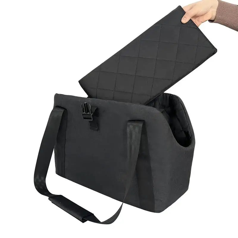 Heated Dog Carrier - USB Warming Pet Shoulder Bag for Small Dogs & Cats