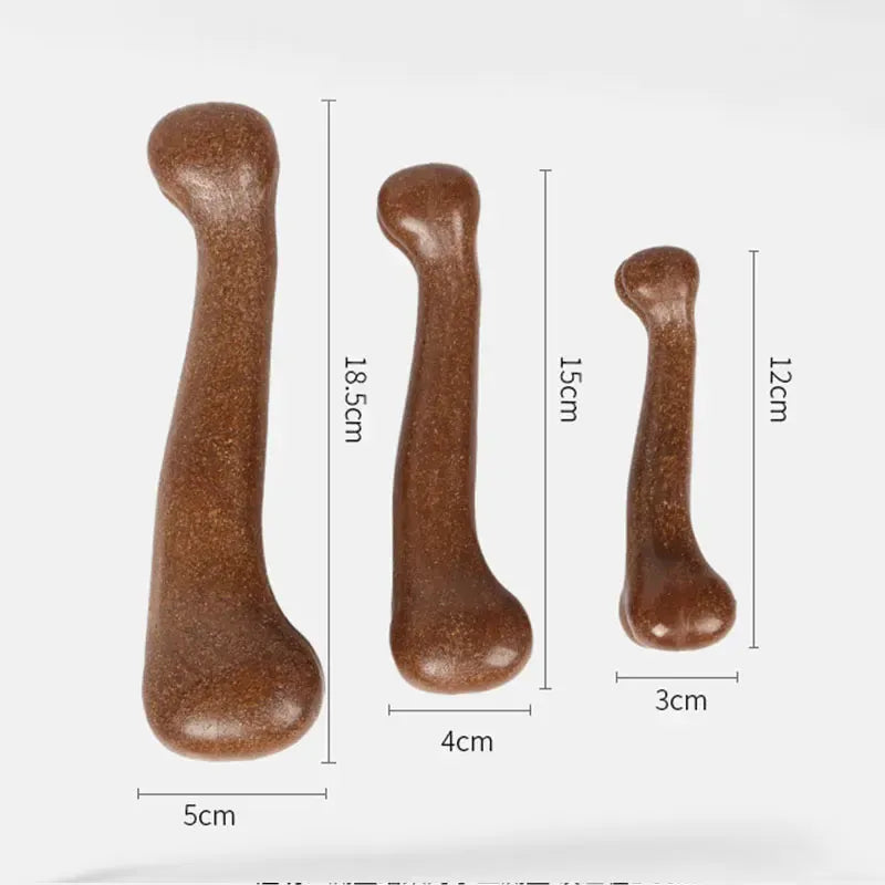 Indestructible Dog Chew Bone - Molar Cleaning Toy for Aggressive Chewers