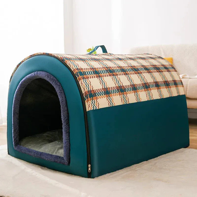 Insulated Large Dog House – Weatherproof Outdoor Kennel with Removable Roof for Extra Big Dogs