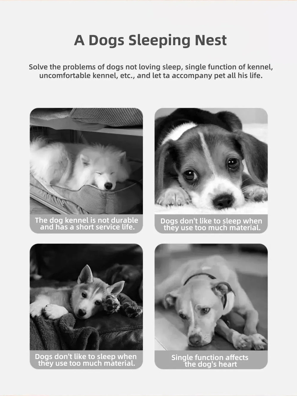 Insulated Large Dog House – Weatherproof Outdoor Kennel with Removable Roof for Extra Big Dogs