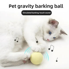 Interactive Cat Ball Toy - Automatic Squeaky Sound Motion Activated Catnip Toy
