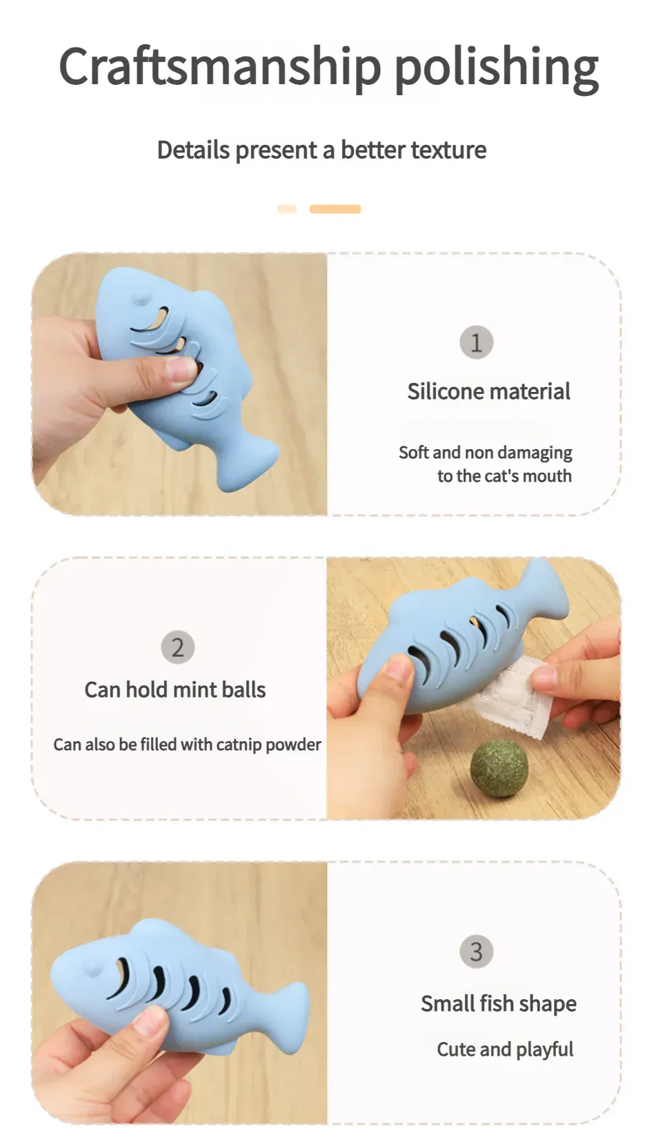 Interactive Cat Food Dispenser - Treat Puzzle Toy with Catnip Stuffable Feeder