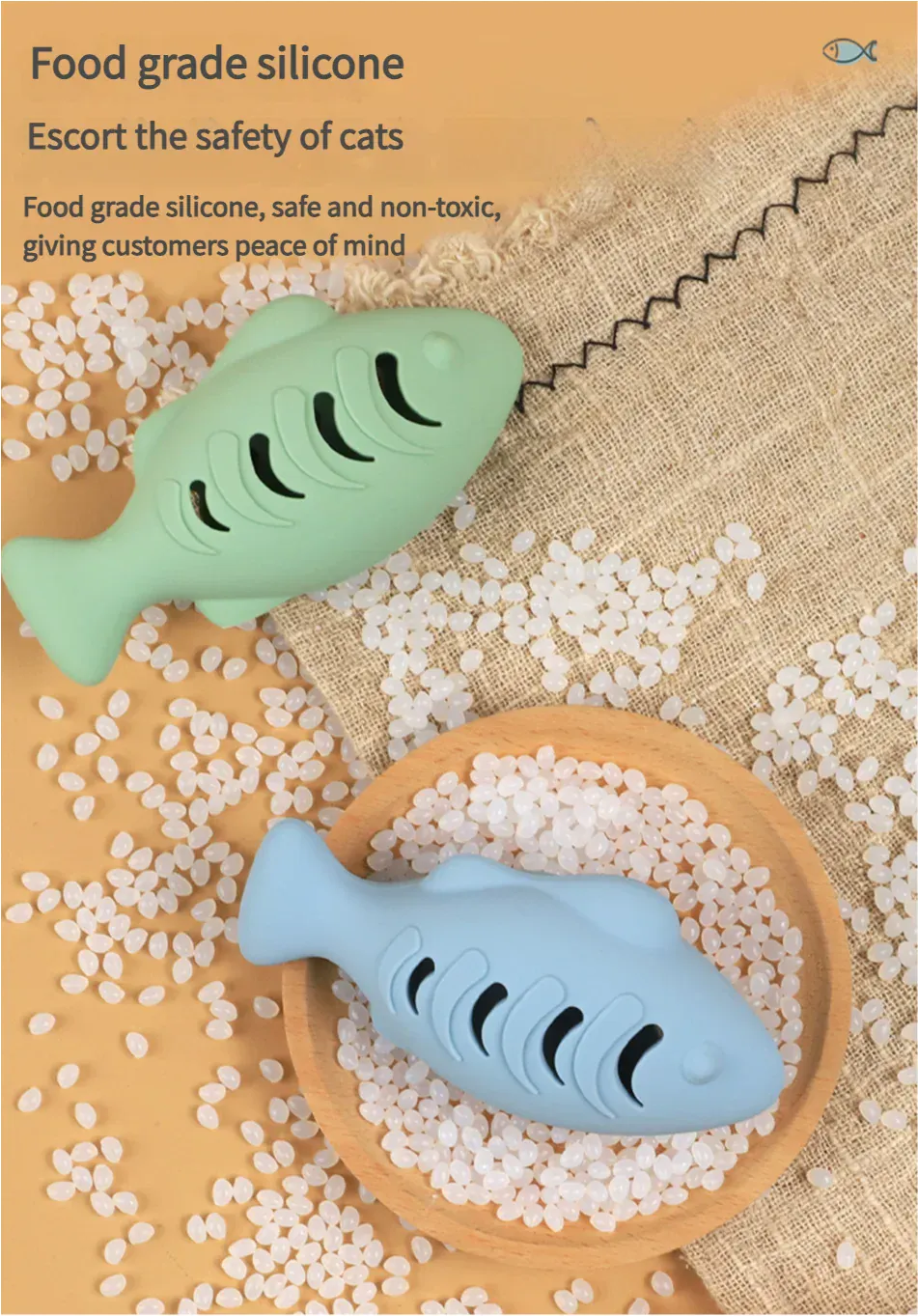 Interactive Cat Food Dispenser - Treat Puzzle Toy with Catnip Stuffable Feeder