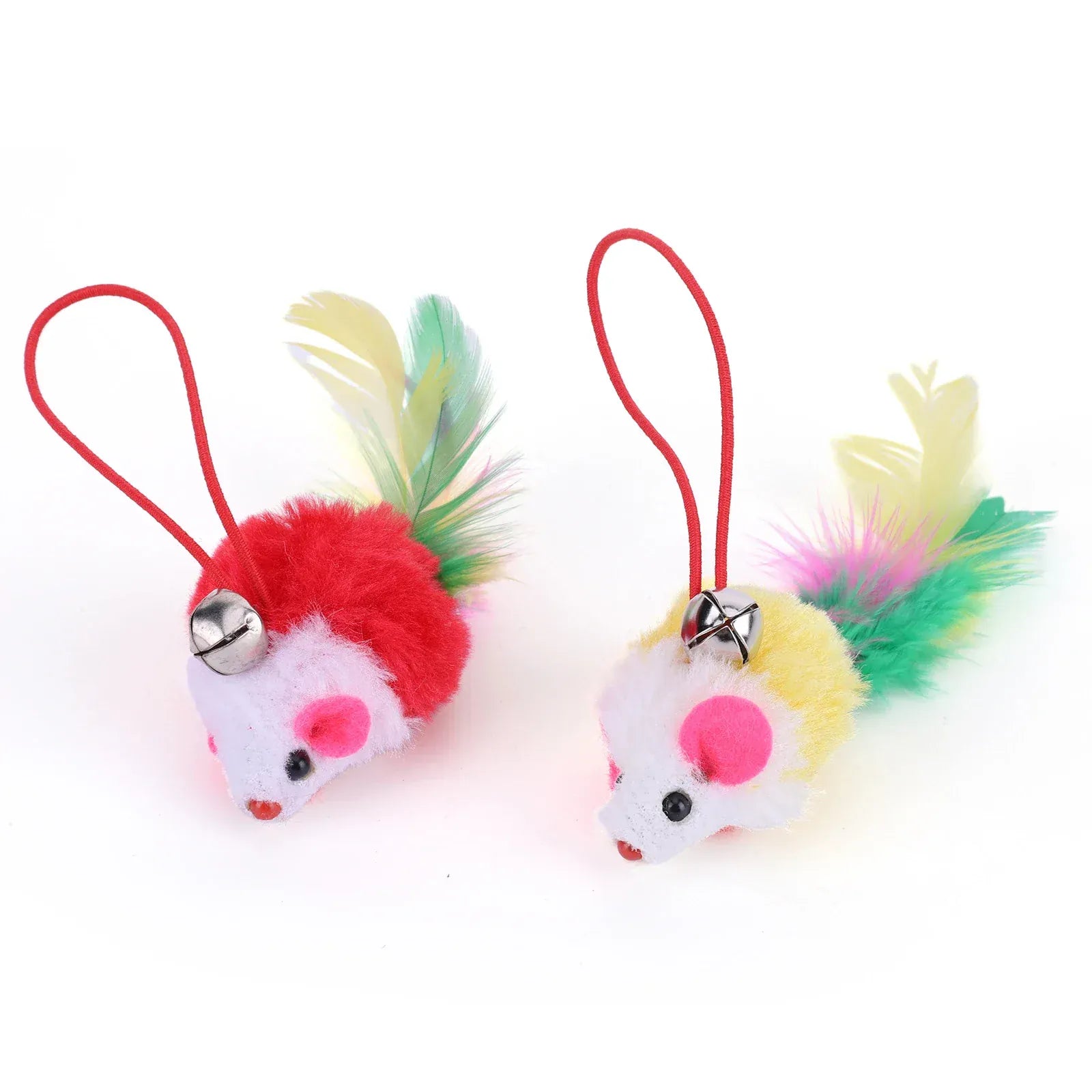 Interactive Cat Teaser Stick Set – 13-Piece Detachable Toy with Suction Cup Base & Replacement Heads