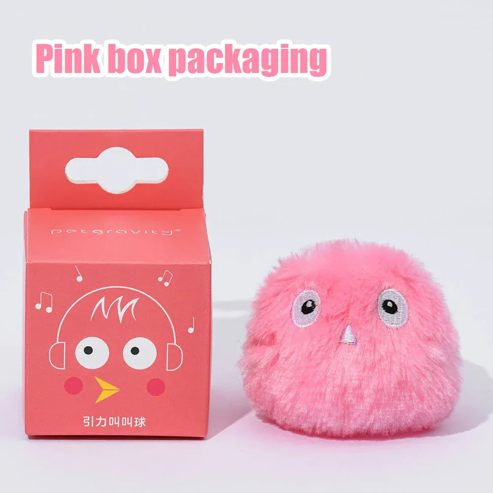 Interactive Electric Catnip Toy Ball | Smart Sounding Plush Ball for Cats & Dogs