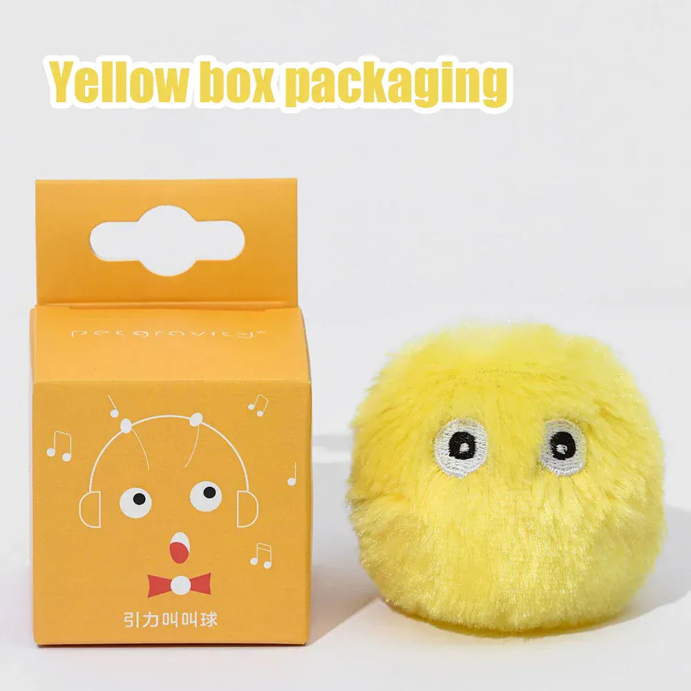 Interactive Electric Catnip Toy Ball | Smart Sounding Plush Ball for Cats & Dogs