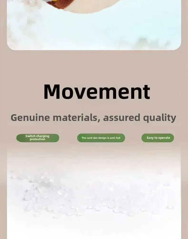 Interactive Flapping Bird Cat Toy – USB Rechargeable, Catnip-Activated Squeaky Plush with Motion & Sound