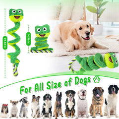 Interactive Plush Squeaky Toys for Dogs – Soft Fleece Puppy Toys for All Breeds