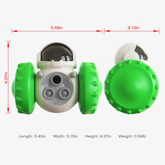 Interactive Slow Feeder Treat Ball - IQ Training Food Dispenser for Dogs & Cats