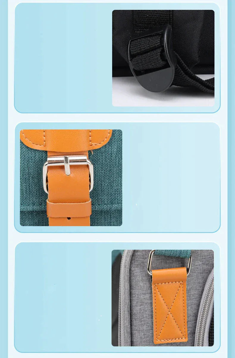 Large Cat Carrier Backpack - Three-Sided Breathable Pet Travel Bag with Sun Protection, Thickened Wear-Resistant Pet Luggage