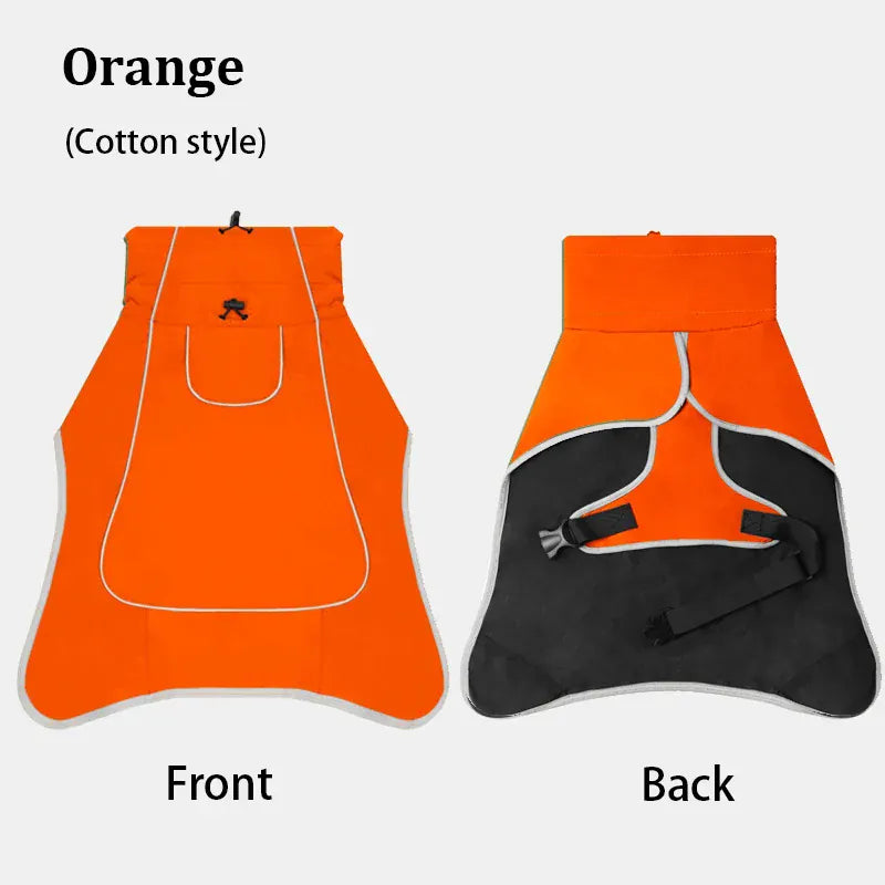 Large Dog Waterproof Windbreaker | Stormcoat & Raincoat for Outdoor Dogs | Pet Outdoor Raincoat