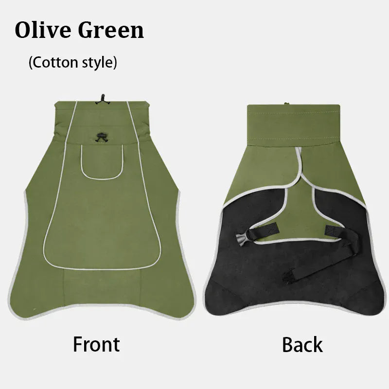 Large Dog Waterproof Windbreaker | Stormcoat & Raincoat for Outdoor Dogs | Pet Outdoor Raincoat