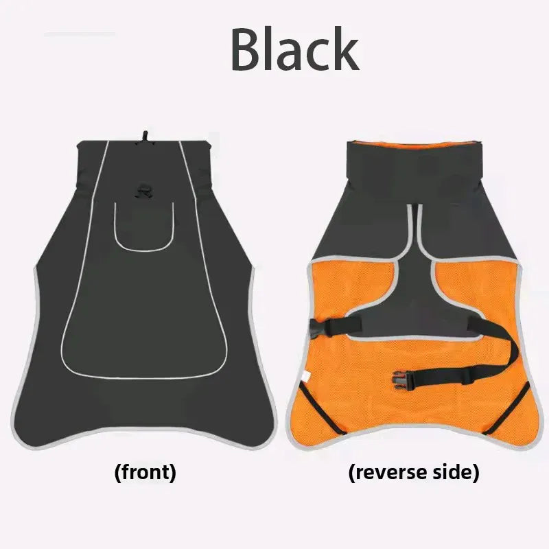 Large Dog Waterproof Windbreaker | Stormcoat & Raincoat for Outdoor Dogs | Pet Outdoor Raincoat