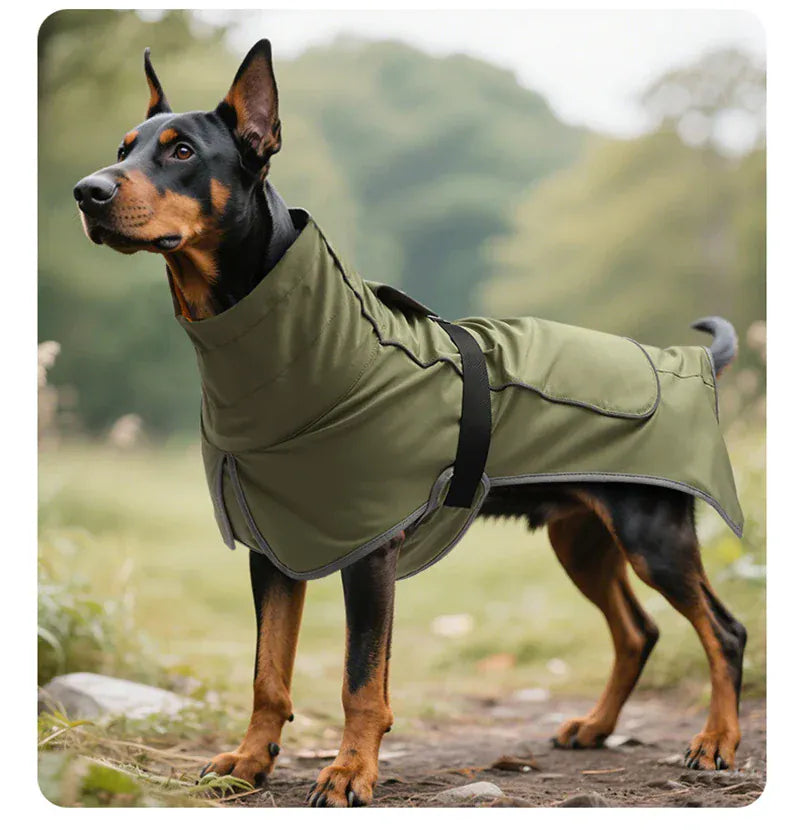 Large Dog Waterproof Windbreaker | Stormcoat & Raincoat for Outdoor Dogs | Pet Outdoor Raincoat