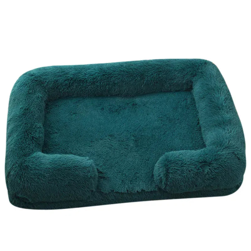 Large Orthopedic Dog Bed – Thickened Plush Pet Sofa with Removable Pad
