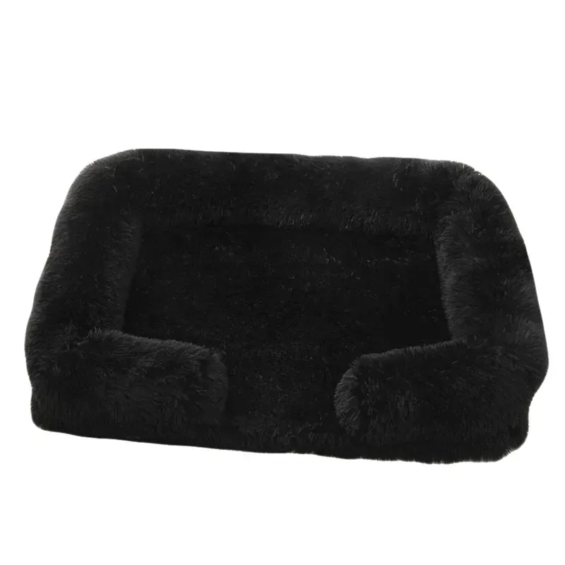 Large Orthopedic Dog Bed – Thickened Plush Pet Sofa with Removable Pad
