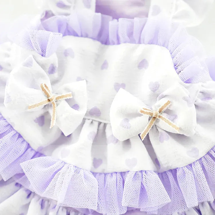 Lolita Pet Tutu Skirt – Thin Strapped Princess Dress for Small Dogs & Cats