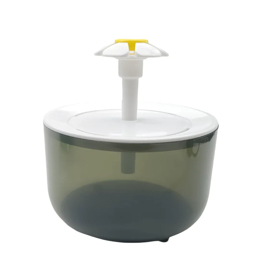 Luxury Cat Flower Water Fountain – Silent USB Automatic Pet Water Dispenser with Multi-Layer Filter for Cats & Small Dogs